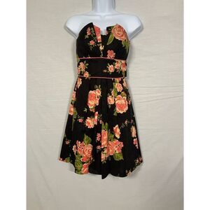 B Smart‎ Strapless Floral Dress size 4